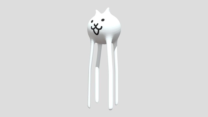 Gross cat 3D Model