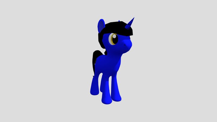Project Aksu Lightning Pony OC 3D Model