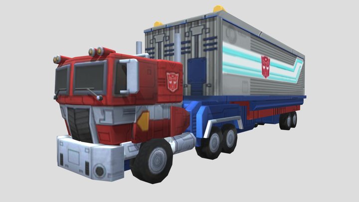 VanchCard Optimus Prime (alt mode with trailer)