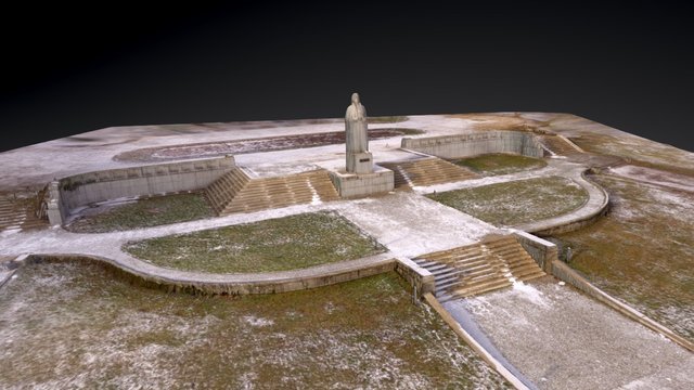 Pomnik Adama Mickiewicza 3D Model