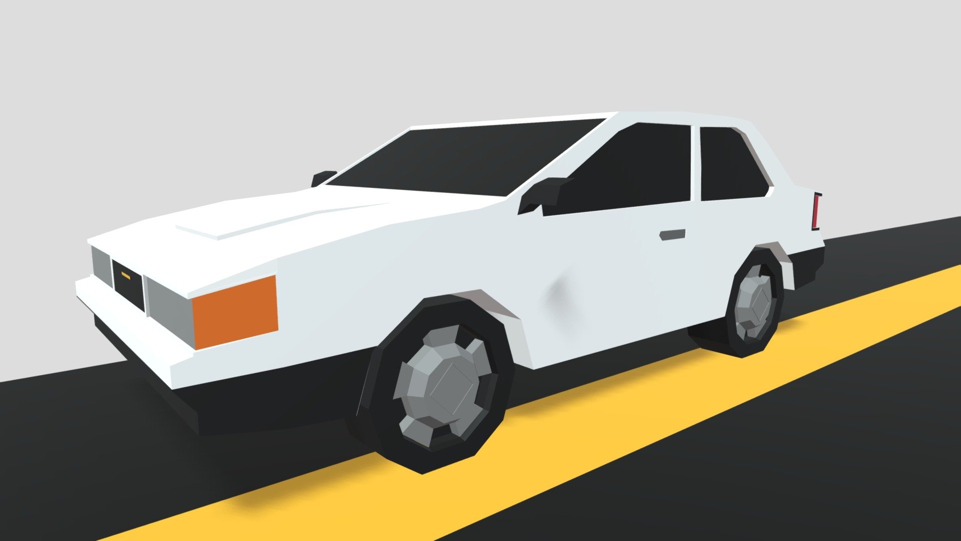 LowPoly AE86 Leven Coupe