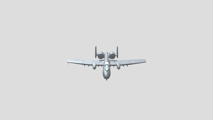 A-10 Warthog Revision 1 3D Model