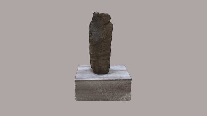 Stone statue from Ulitau museum