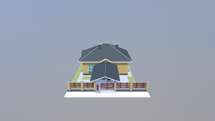 Дом 2 3D Model
