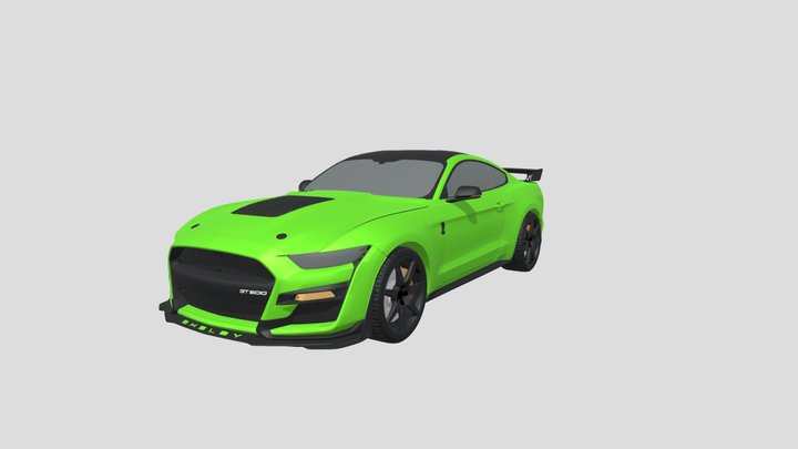 Ford Shelby GT500 2023 3D Model