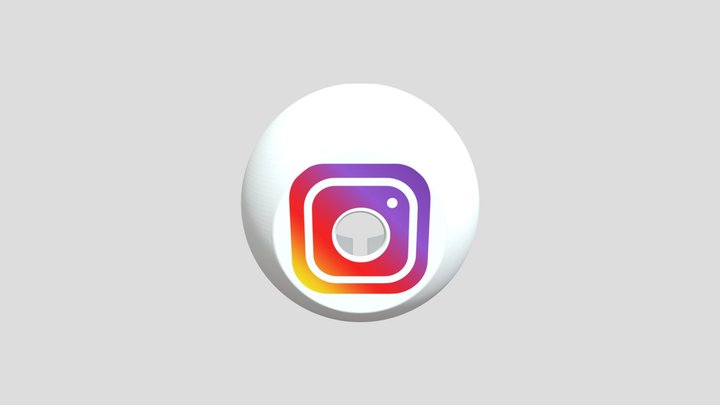 Instagram door knob cover 3D Model
