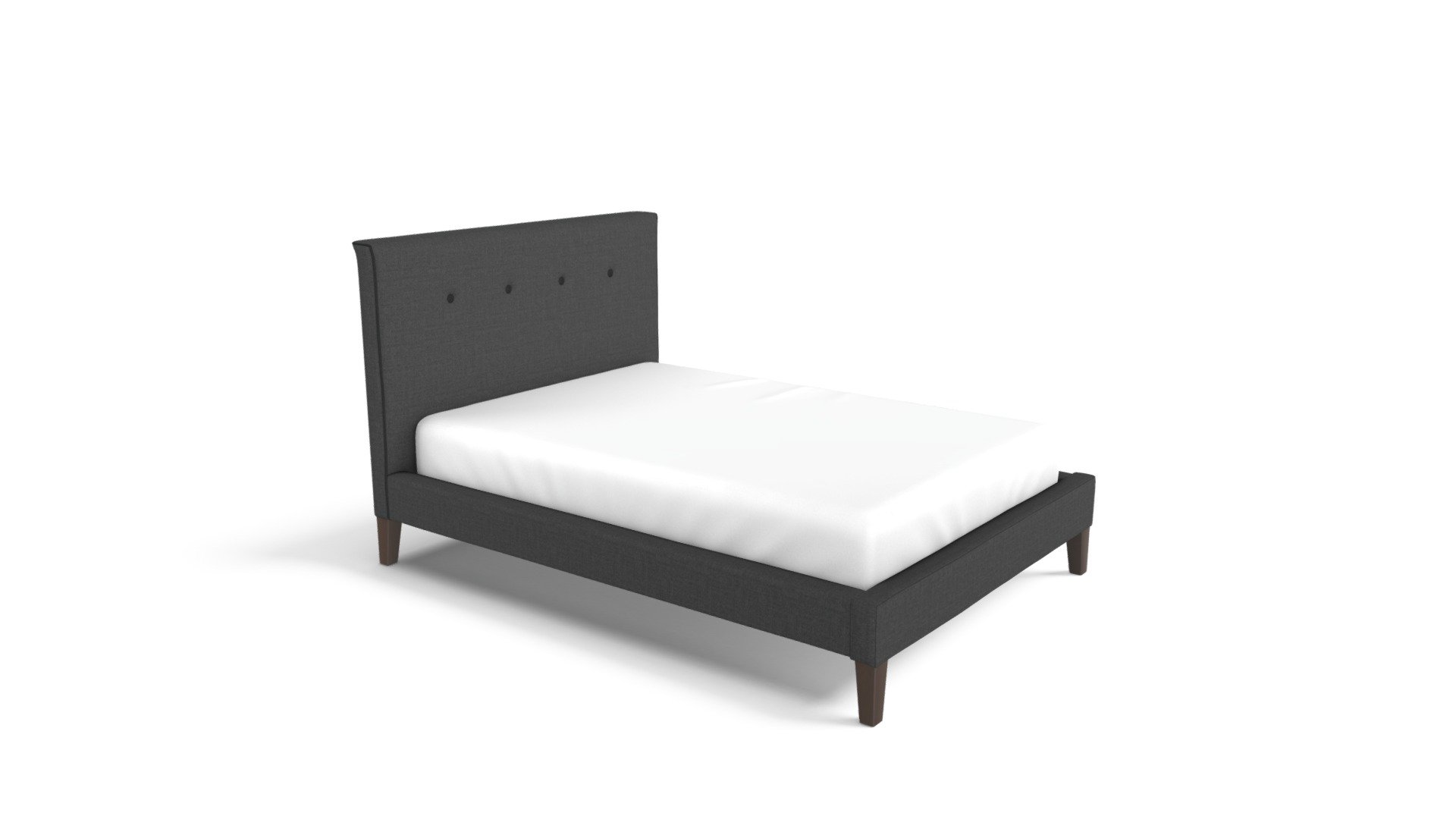 Capri Double Bed, Etna Grey