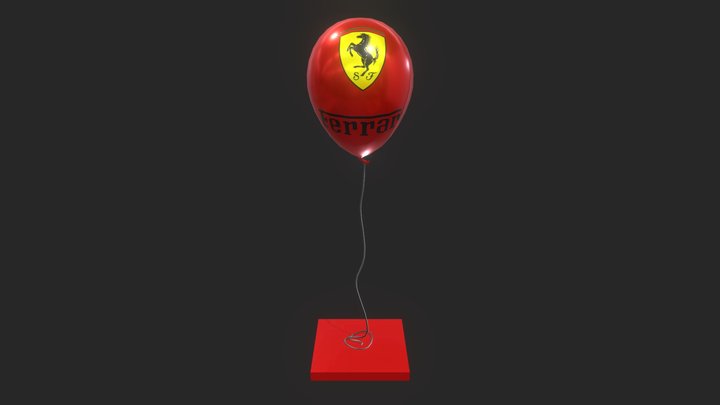 Ferrari Balloon 3D Model