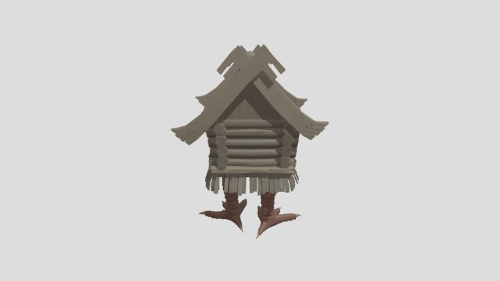 ДЗ Детализация Избушка 3D Model
