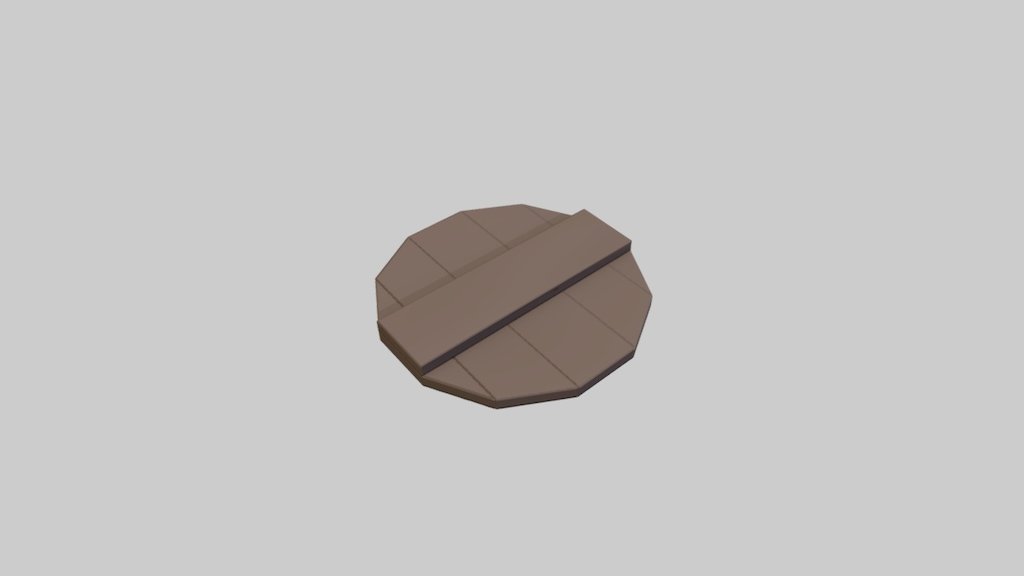 Well's lid - Blacksmith's workshop assets — Sketchfab embed 3D viewer