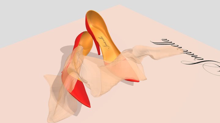 Fine High Heels 3D Model