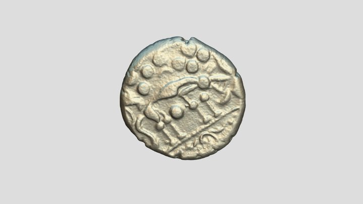 A Gold Stater (Coin 2) 3D Model