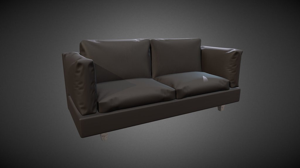 Simple Couch - 3D model by Aoerchemix [947ff2e] - Sketchfab