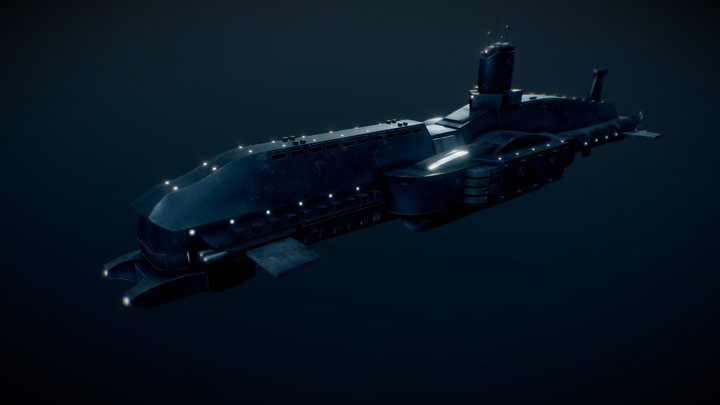 "EV Eosphoros" Exploration Submarine 3D Model