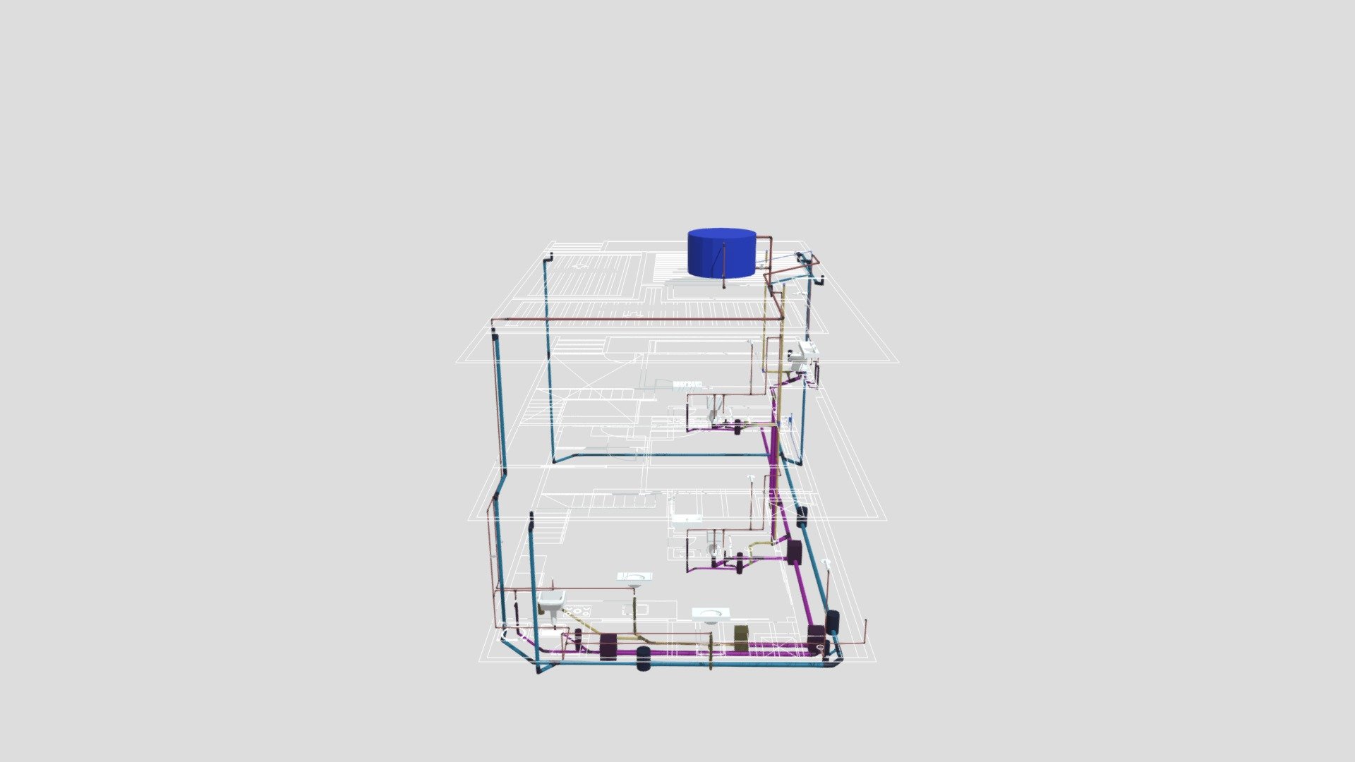 Resid. Ville França - Lote 142 (Hidrossanitário)