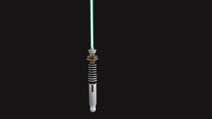 Luke Skywalker Lightsaber's - Episode VI 3D Model