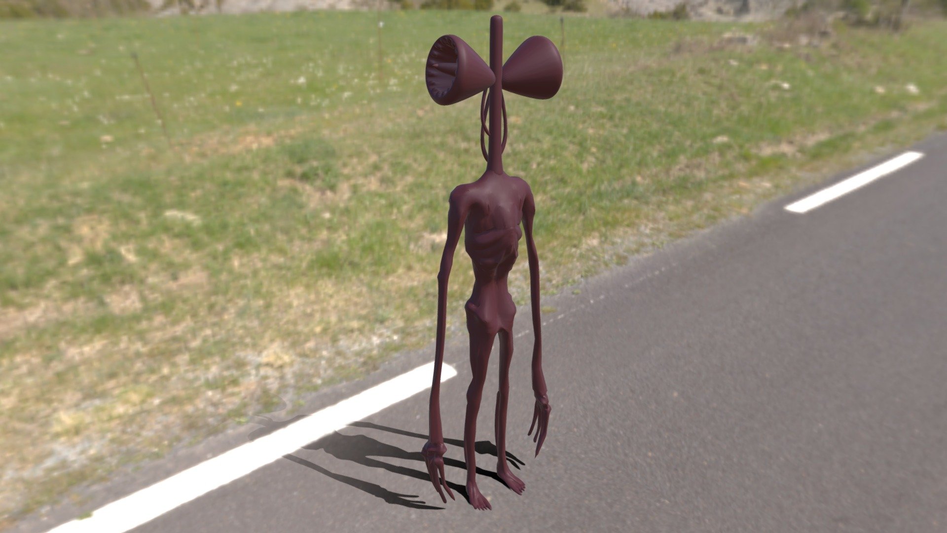 Default Siren Head — Sketchfab embed 3D viewer