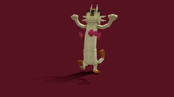 Gigantamax Meowth (Cobblemon) 3D Model