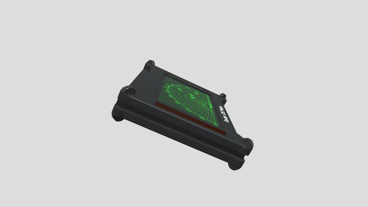 Radar De Pulso 3D Model