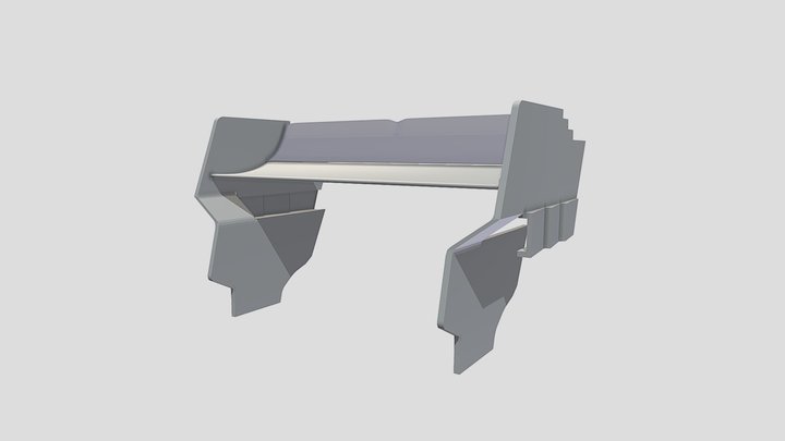 F1 2021 Rear Wing 3D Model