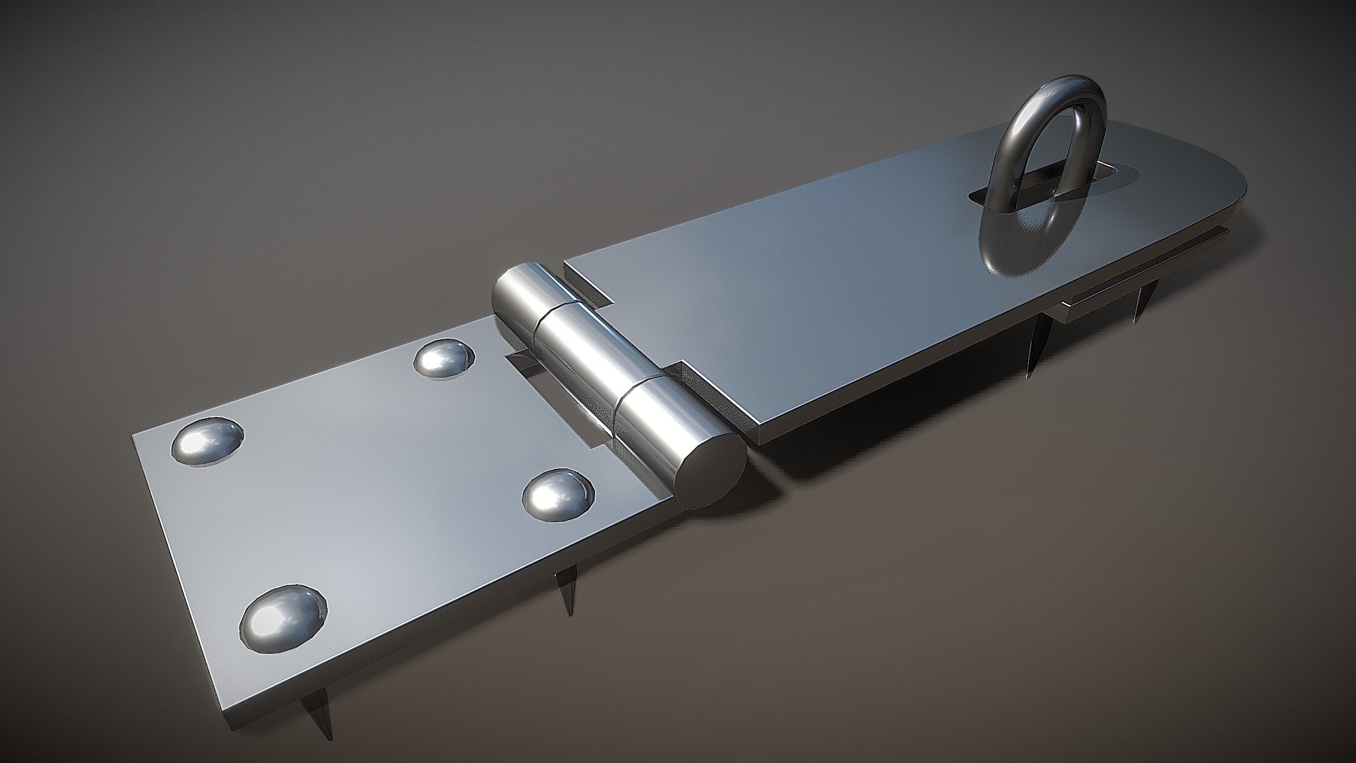 Hasp High-Poly and Animated