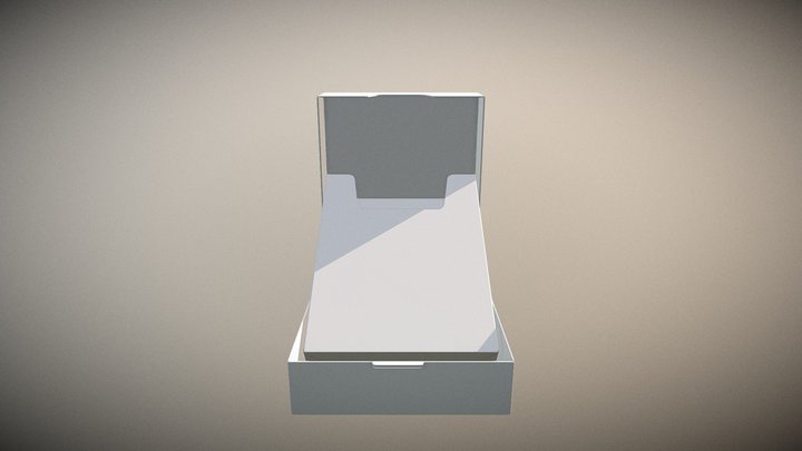 翻盖自升盒子模型1 3D Model