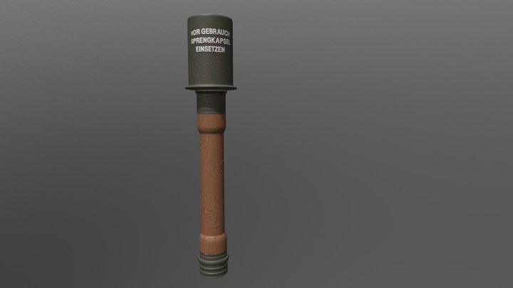 STIELHANDGRANATE 24 3D Model