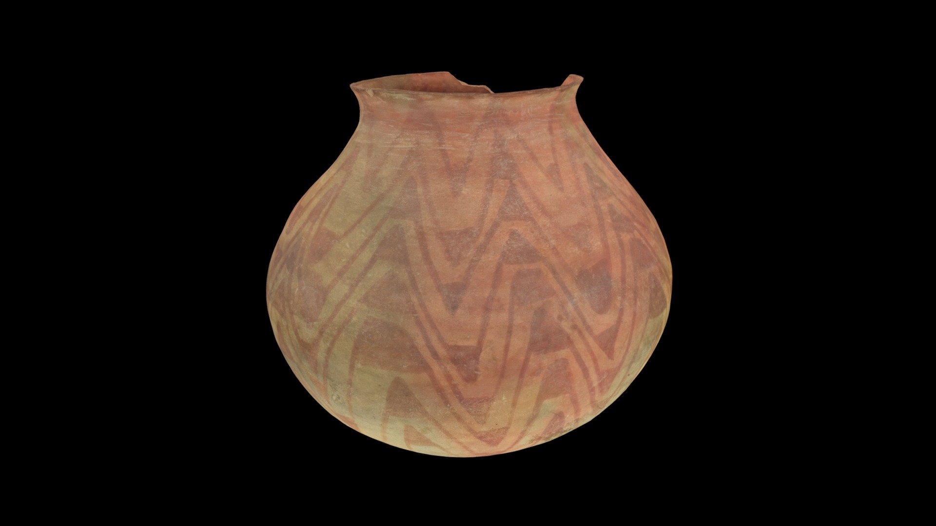 Topoc Red-on-Buff Olla (2011.1.2) - 3D model by The Lost City Museum ...