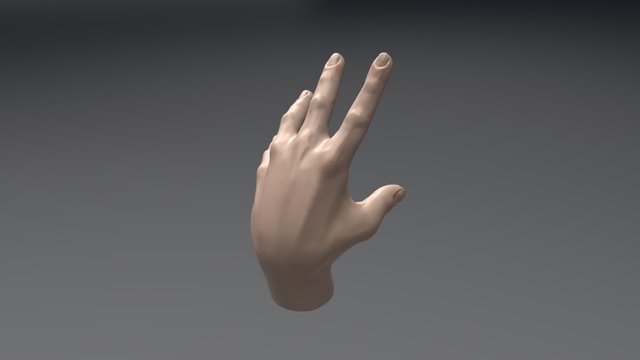 Day 31 Hand 3D Model