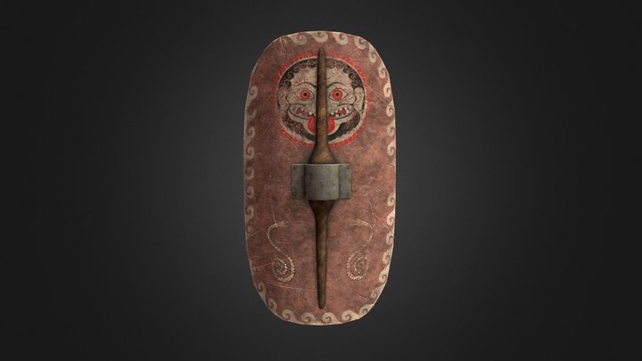 Roman Scutum 3D Model