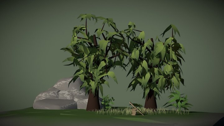 BETWEEN TWO TREES 3D Model