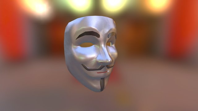 V de Vendetta 3D Model