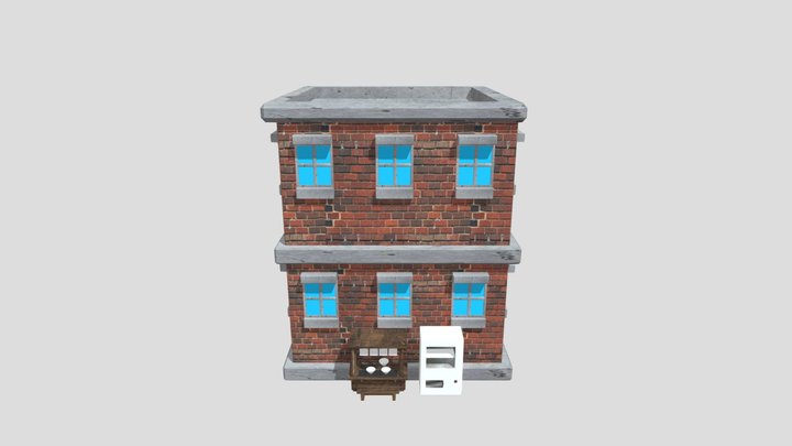 Ramen City 3D Model