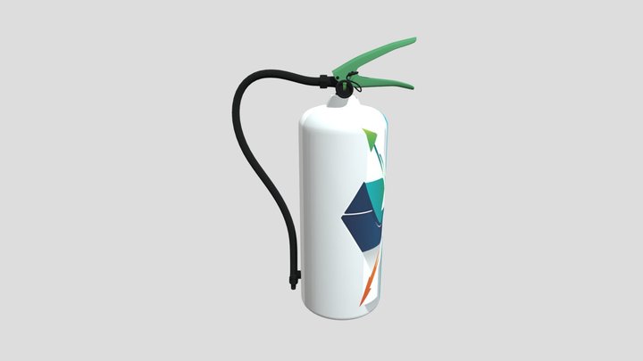 Extintor médico 3D Model