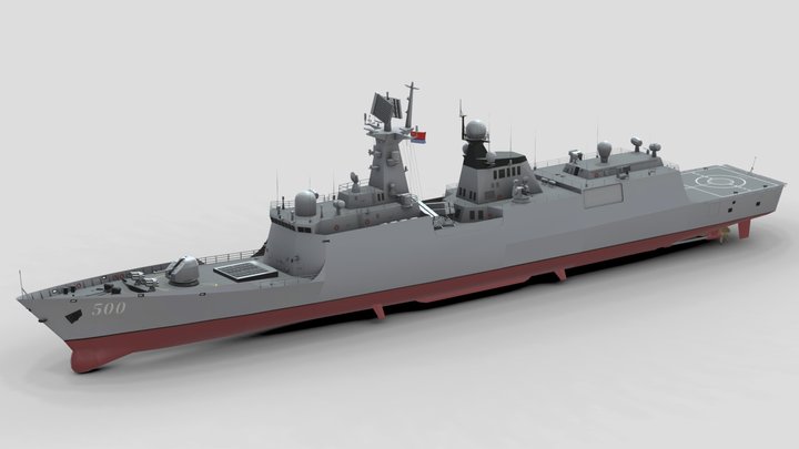 Type-054A Class Frigate – Modello 3D gratuito STL