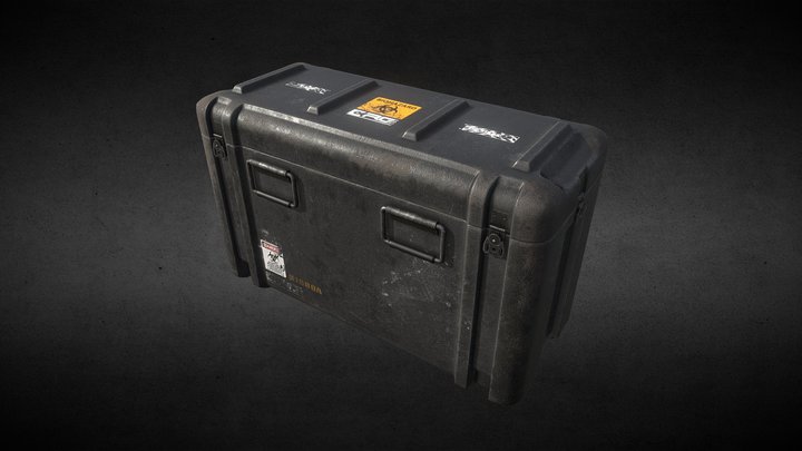 Scifi Bio Medical Storage Container PBR|SUBD|UVW 3D Model