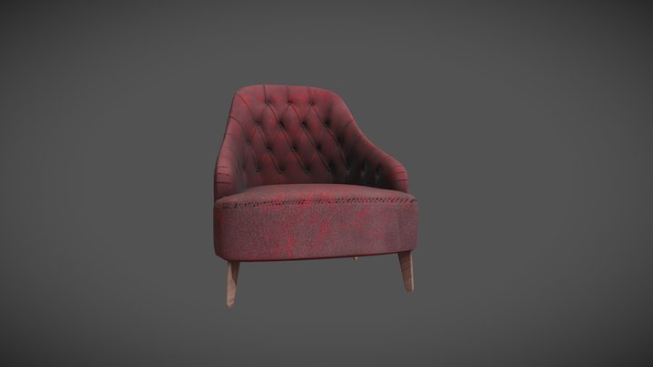 Red chair 3D Model