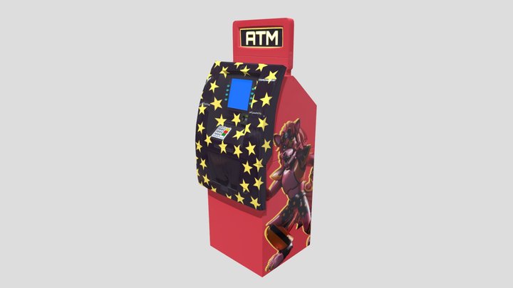 Glamrock Foxy ATM 3D Model