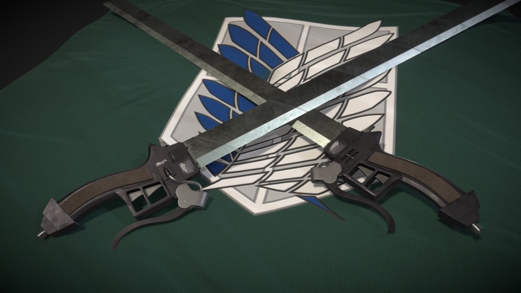 3D Gear Blades (Attack on Titan)