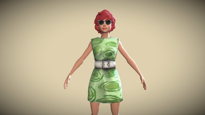 Ready Player Me female character