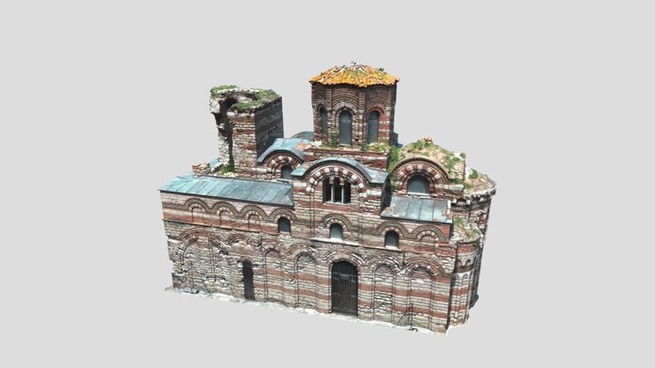 The Christ Pantokrator church 3D Model