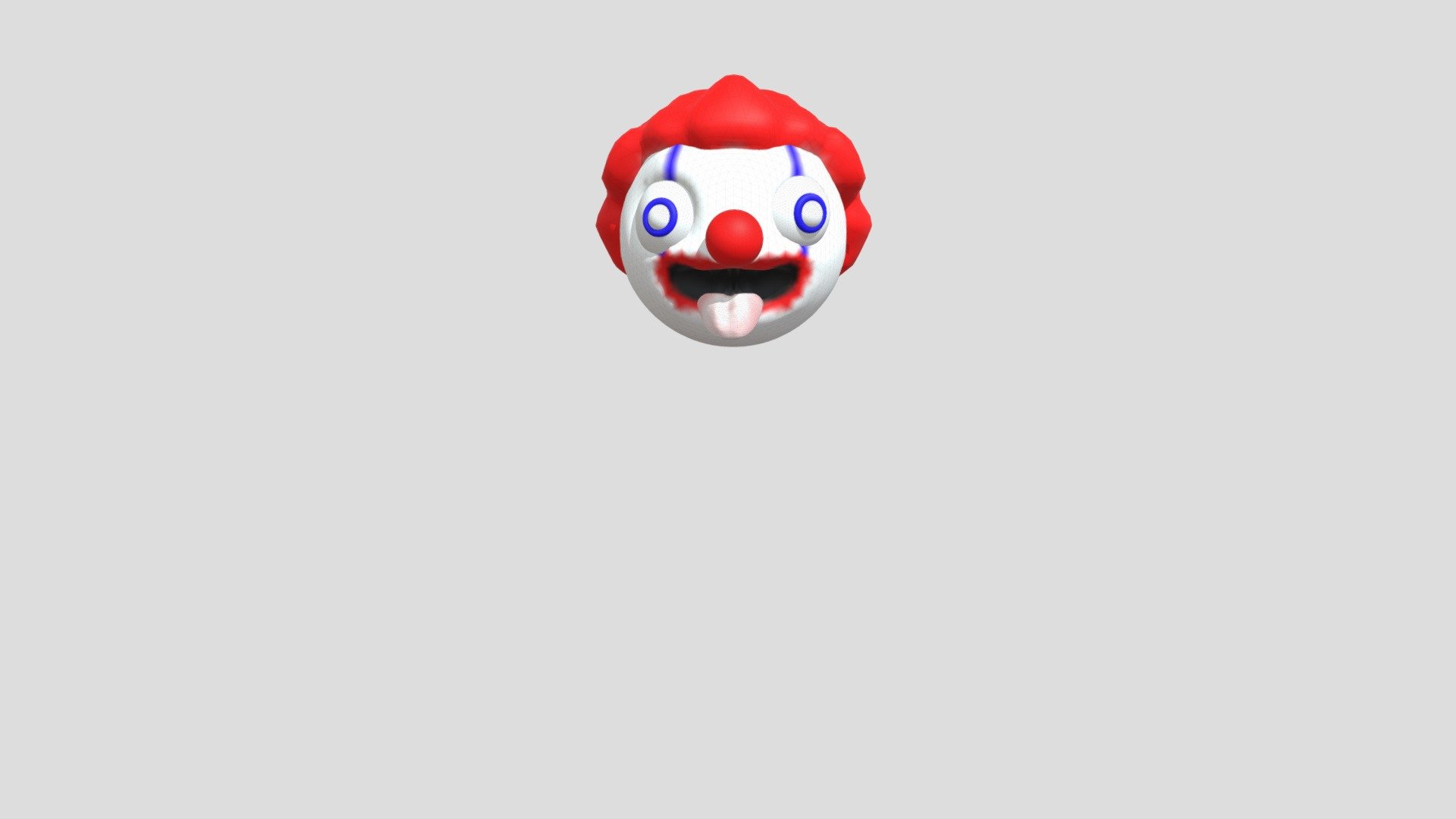 sorta creepy clown
