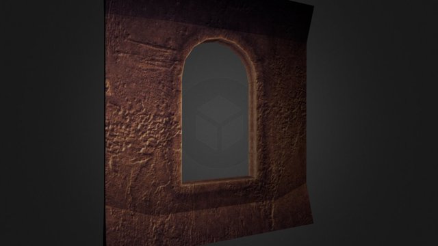 wallpiece with window 3D Model