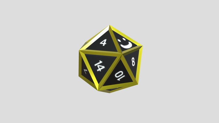 10_d20 3D Model