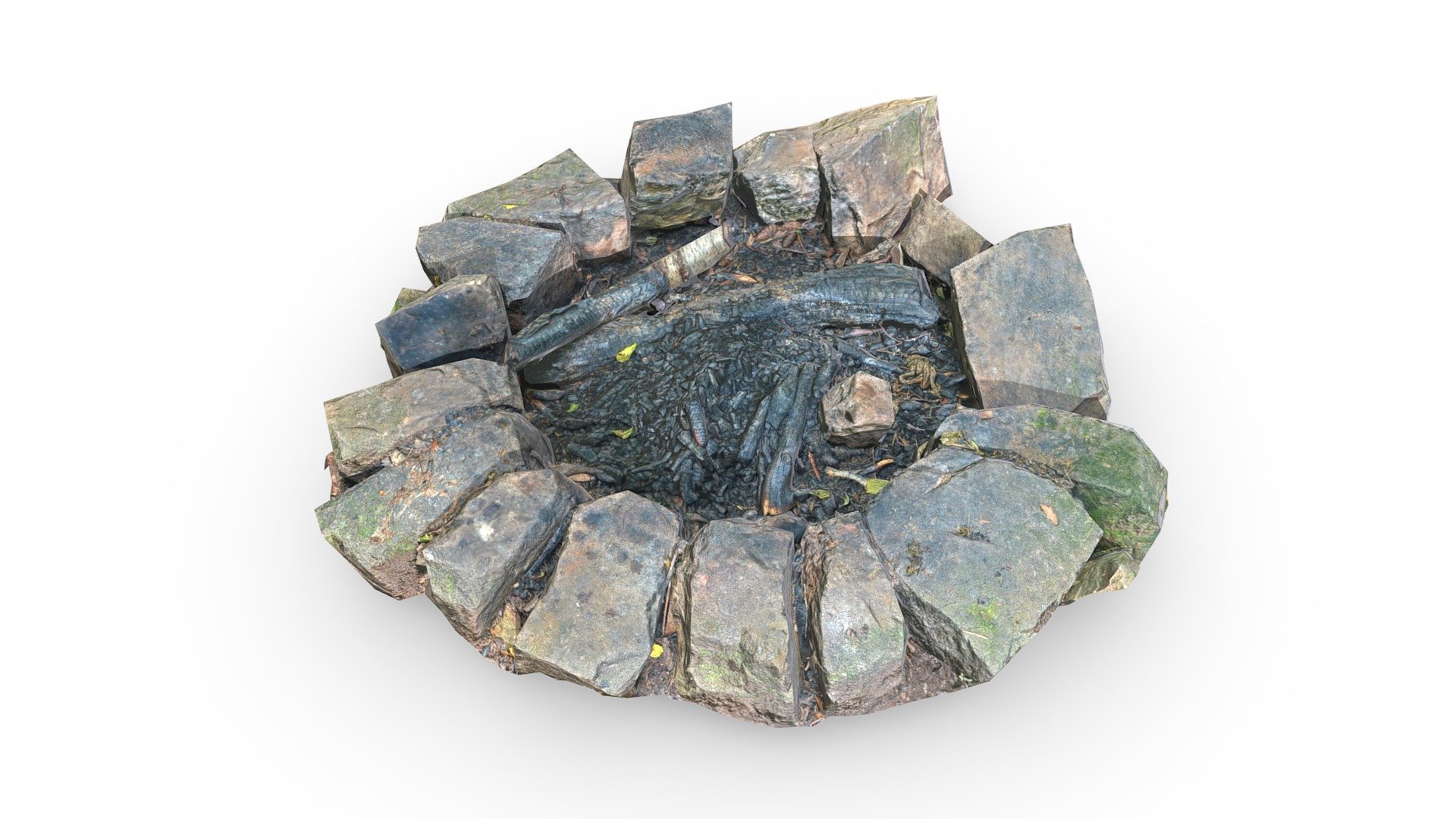 Fire Pit (Game Ready / 2K PBR) Download Free 3D model by Meerschaum