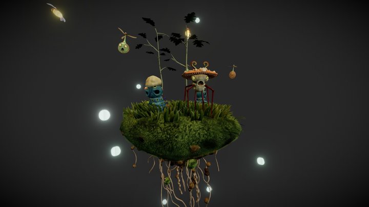 Forest Diorama 3D Model