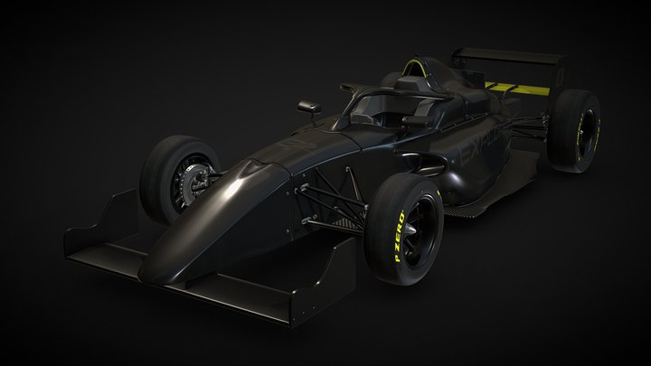 F4 Black 3D Model