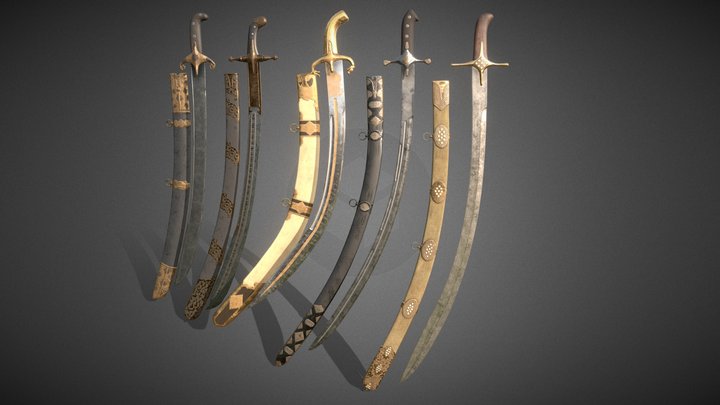 Medieval Lances Pack | 3D Model Collection