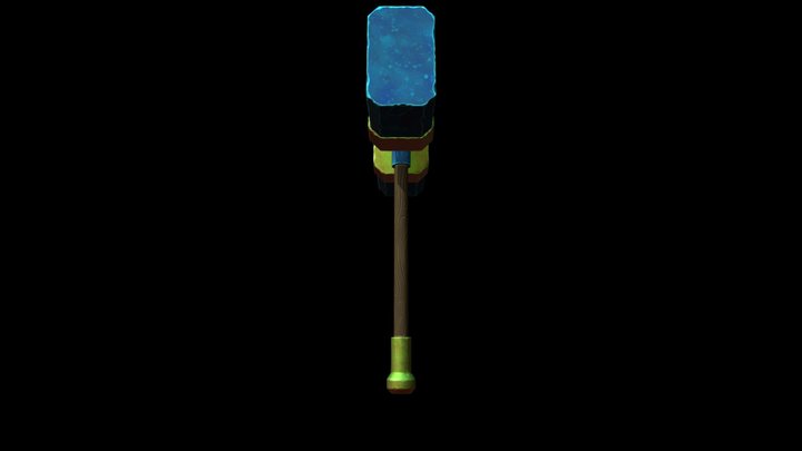 Hammer Stylized Lowpoly 3D Model