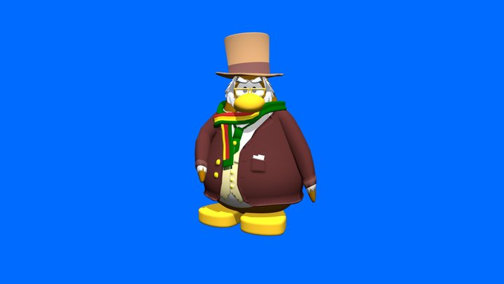 Club Penguin - Humbug 3D Model